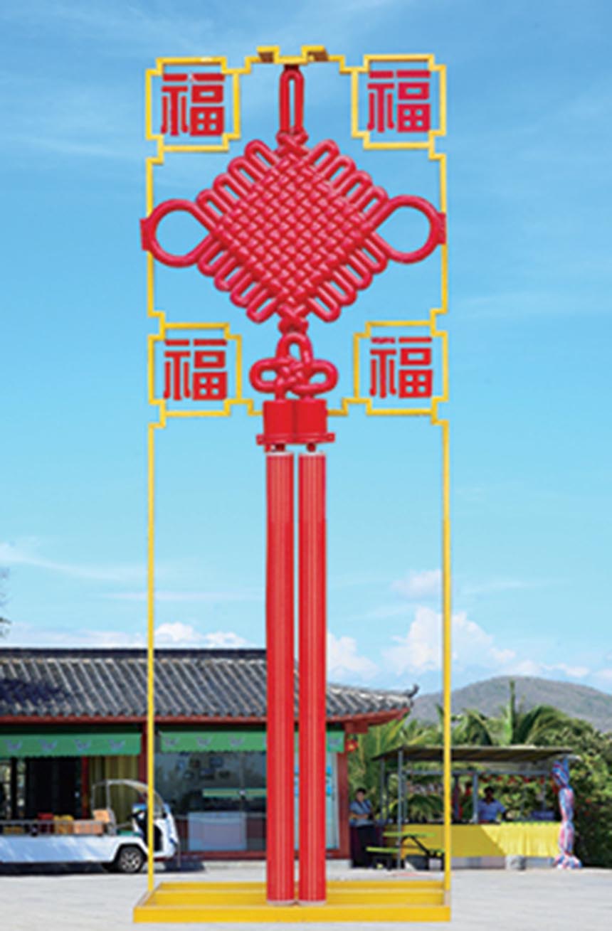 中國(guó)結(jié)景觀燈