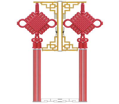 大M型發(fā)光支架中國結燈